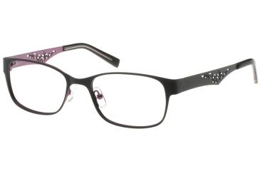 Image of Exces 3099 Eyeglasses - Black-Wine Frame w/ Clear Lenses,Size 51-17-140 3099-201