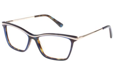 Image of Exces 3138 Progressive Prescription Eyeglasses, Blue/Tortoise/Gold Frame, EX3138944PR