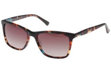 Image of Exces Ava Bifocal Prescription Sunglasses, Tortoise/Blue Crystal Frame, EXAVA217BI