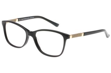 Image of Exces Princess 145 Eyeglasses, Women's, Black-Gold, 53-16-140, EXP145812