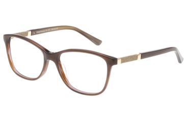 Image of Exces Princess 145 Eyeglasses, Women's, Brown-Gold, 53-16-140, EXP145814