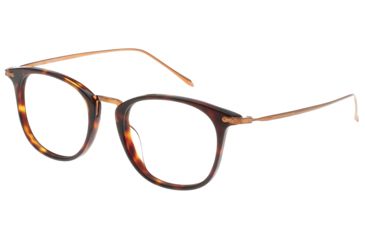 Image of Exces Slim Fit 10 Eyeglasses, Mens, Brown, 49-21-145, SF10276