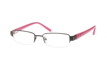 Image of Exces Eyeglasses 3055 with Lined Bifocal Rx Prescription Lenses, Select Frame Color Black-Ruby Frame