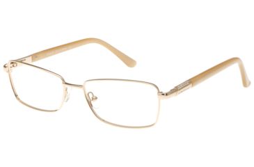 Image of Exces Princess 129 Progressive Prescription Eyeglasses, Gold Apricot Frame, EXP129129PR