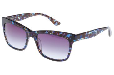 Image of Exces Randi 103 Single Vision Prescription Sunglasses, Blue/Tortoise Frame, EXRANDI103SV