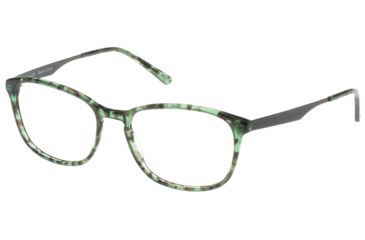 Image of Exces SlimFit 1 Bifocal Prescription Eyeglasses, Green/Tortoise Frame, SF1201BI