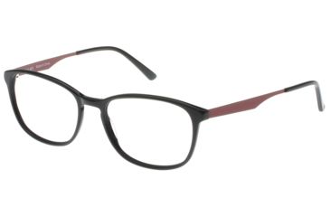 Image of Exces SlimFit 1 Bifocal Prescription Eyeglasses, Shiny Black/Burgundy Frame, SF1165BI