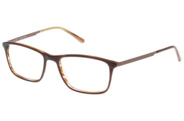 Image of Exces SlimFit 3 Single Vision Prescription Sunglasses, Brown Frame, SF3857SV