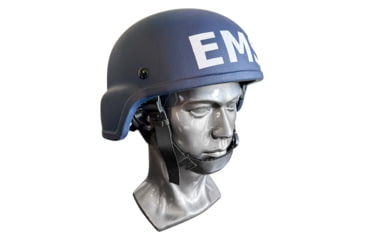 Image of ExecDefense USA EMS / EMT Ballistic Helmet MICH, III-A, Navy Blue, L, E-EBH-L