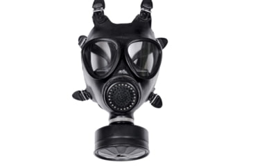Image of ExecDefense USA 2-Eye Gas Mask, Black, Universal Size, ED-GX027-S
