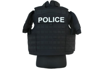 Image of ExecDefense USA 360 Full Tactical Bulletproof Vest, Level III A, Black, Large, ED-TX229-L