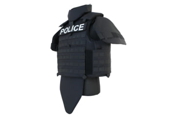Image of ExecDefense USA 360 Full Tactical Bulletproof Vest, Level III A, Black, Large, ED-TX229-L