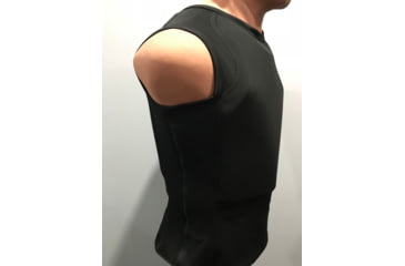 Image of ExecDefense USA Bulletproof T-Shirt, Level III A, Black, Small, ED-PTS01-BS