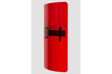 Image of ExecDefense USA Laser-Resistant Anti-Riot Shield, Transparent, Standard Size, 35.5in x 19.5in, EDX-227-S