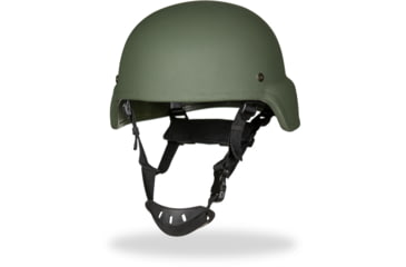 Image of ExecDefense USA MICH ACH Ballistic Helmet, Green, Small, EH-0881-GS