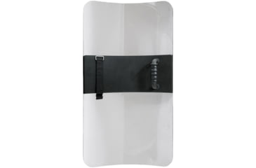 Image of ExecDefense USA Protec-X Classic Riot Shield, Transparent, Standard Size, 35.5in x 19.5in, EXS-221