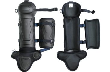Image of ExecDefense USA TURBO-X Riot Suit, Black &amp; Dark Navy Blue, Universal Size, TURBO-X