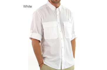 Image of ExOfficio Air Strip Lite Long Sleeve Clearance - Men's - Deep Jade S