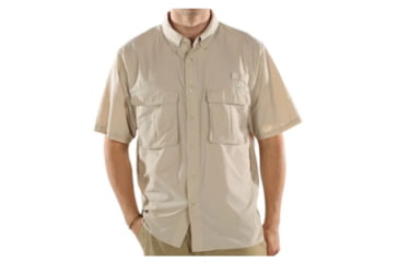 Image of ExOfficio Air Strip Lite S/S Clearance - Men's-Bone-Small
