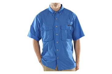 Image of ExOfficio Air Strip Lite S/S Clearance - Men's-Cobalt-Medium