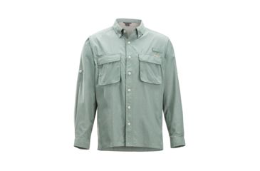 Image of ExOfficio Air Strip Long Sleeve - Men's, Bonsai, Small, 1001-2035-Bonsai-S