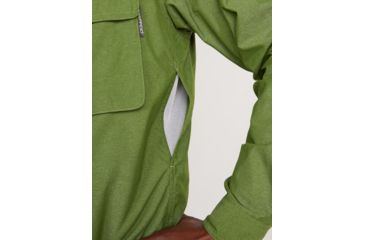 Image of ExOfficio Air Strip Long Sleeve Shirt - Mens, Alpine Green, Large, 10012035-6005-L