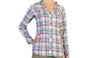 Image of ExOfficio Airhart Long Sleeve Shirt - Women's -Marina-Medium