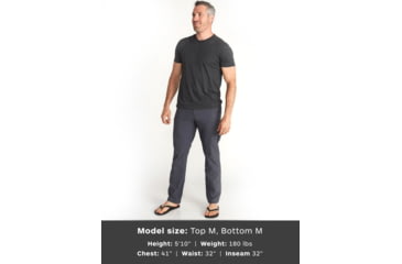 Image of ExOfficio Amphi Pant - Mens, Steel Onyx, 30, 1021-3315-9352-30