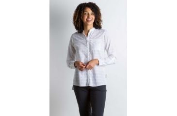 Image of ExOfficio BA Collette Long Sleeve Shirt Women's, White, S 21013075-1000_S