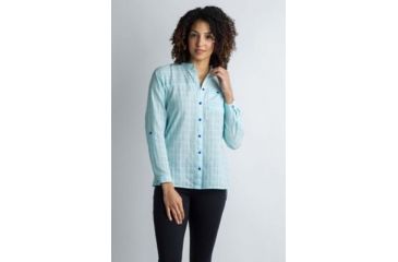Image of ExOfficio BA Collette Long Sleeve Shirt Women's, Icelandic, S 21013075-5170_S