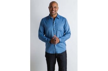 Image of ExOfficio BA Corfu Long Sleeve Shirt Men's, Navy, XL 11012915-5600_XL