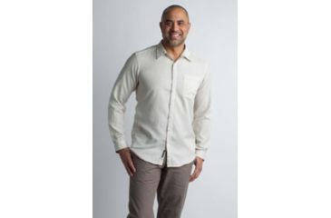 Image of ExOfficio BA Corfu Long Sleeve Shirt Men's, Lt Stone, M 11012915-8209_M