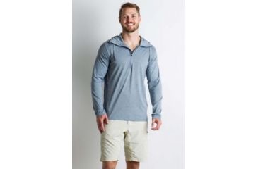 Image of ExOfficio BA Sol Cool Hoody Men's, Indigowash, M 11113125-5990_M