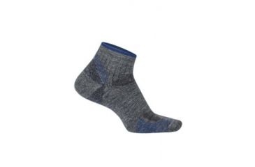 Image of ExOfficio BA Sotice Canyon Qtr Sock Men's, Grey Heather, M/L 31553135-9310_M/L