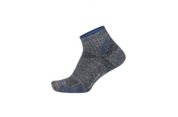 Image of ExOfficio BA Sotice Canyon Qtr Sock Men's, Grey Heather, M/L 31553135-9310_M/L