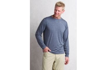 Image of ExOfficio BA Tarka Long Sleeve Shirt Men's, Navy, S 11112857-5600_S