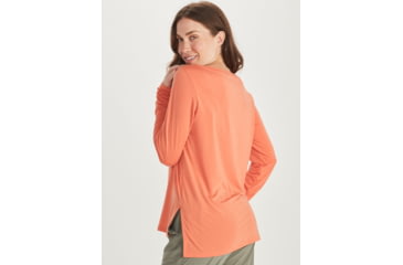 Image of ExOfficio BA Wanderlux Crew LS - Womens, Amber Rose, Medium, E12445-18900-M