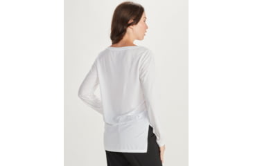 Image of ExOfficio BA Wanderlux Long Sleeve Crew - Womens, White, M, E12445-1000-White-M