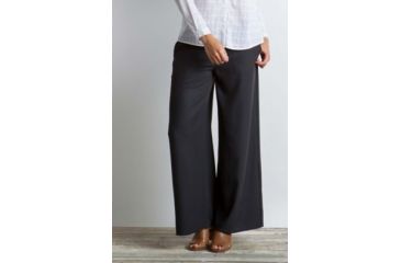 Image of ExOfficio Basilica Wide-Leg Pant Women's, Black, 6 20213090-9999_6