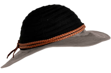 Image of ExOfficio Boardwalk Sun Hat - Women's -Black/Slate-S/M