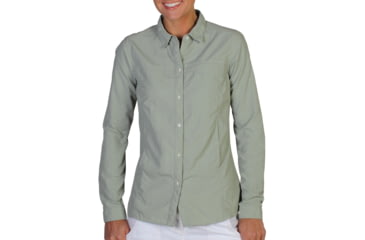 Image of ExOfficio BugsAway Breezr Long Sleeve Shirt - Womens-Botanic-Large