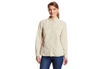 Image of ExOfficio BugsAway Breezr Long Sleeve Shirt - Womens-Bone-X-Small xof0072-Bone-X-Small