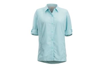 Image of ExOfficio BugsAway Brisa Long Sleeve, Mystic Blue, L, 21013152-5327-L