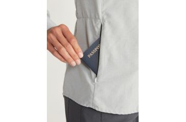 Image of ExOfficio Bugsaway Brisa Long Sleeve Top - Womens, Admiral Blue, Small, 2101-3152-5017-S