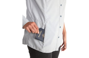 Image of ExOfficio BugsAway Brisa Long Sleeve - Womens, Navy, Extra Small, 2101-3152-5600-XS