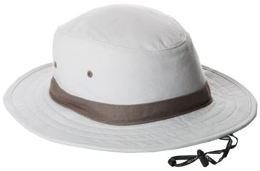 Image of ExOfficio Bugsaway Canvas Brim Hat - Men's -Oyster-S/M