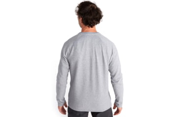 Image of ExOfficio BugsAway Coledale Henley Long Sleeve - Mens, Dark Steel, Extra Large, 1111-8094-9361-XL