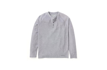 Image of ExOfficio BugsAway Coledale Henley Long Sleeve - Mens, Dark Steel, Extra Large, 1111-8094-9361-XL