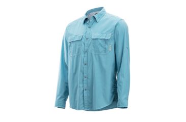 Image of ExOfficio BugsAway Halo Check Long Sleeve - Men's, Dk Navy Check, Medium, 1101-2856-Dk Navy Check-M
