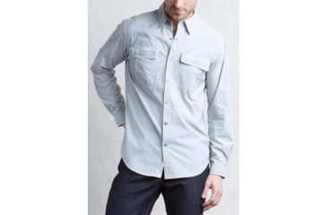 Image of ExOfficio Bugsaway Halo Long Sleeve Shirt - Men's-Slate-Medium
